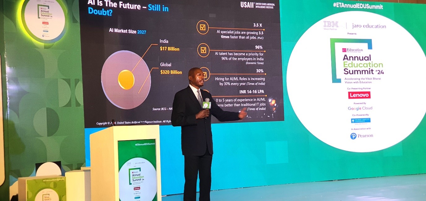 USAII Shines at Annual Education Summit 2024, India